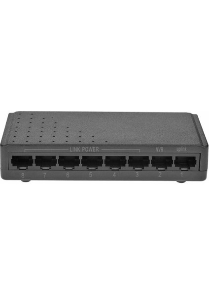 Bağlantı Noktalı 6+2 Poe Anahtar Enjektör RJ45 Ethernet Ailesi Üzerinden Güç (Yurt Dışından)
