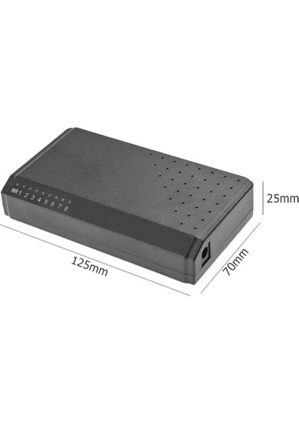 Bağlantı Noktalı 6+2 Poe Anahtar Enjektör RJ45 Ethernet Ailesi Üzerinden Güç (Yurt Dışından) fiyatları