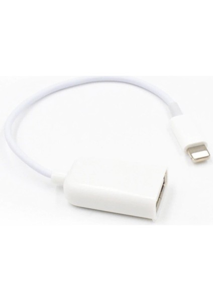 Lightning To Dişi USB Otg Kablo Ios 13 ve Üzeri