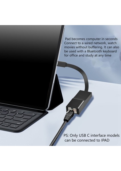 USB C Ethernet Adaptörü Ağ Kartı, Windows/mac Os, Linux Vb. Için (Yurt Dışından)