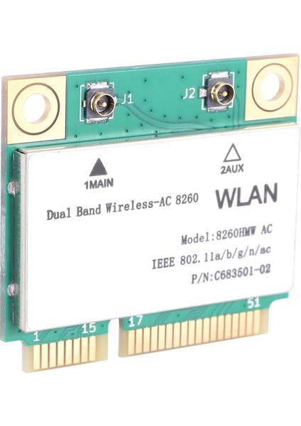 Dizüstü Bilgisayarlar/bilgisayarlar Için 1200MBPS Ağ Kartı Mini Pci-E Kartı Wifi Kartı (Yurt Dışından)