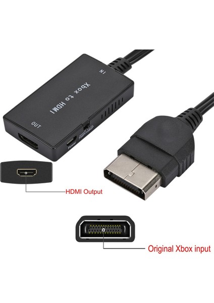 Xbox Için Hd - HDMI Uyumlu Adaptör, Xbox Için, Destek 1080P/720P,B (Yurt Dışından) fırsatları