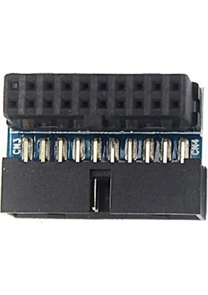 Siyah USB 3.0 20PIN Erkek - Dişi L Dönüş Sağ Açı Güç Adaptörü (Yurt Dışından) indirimleri