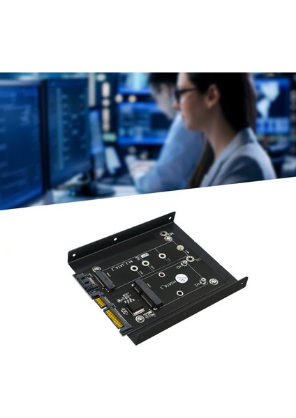 2'si 1 Arada Msata / M.2 Ngff Ssd'den Braketli Çift Sata3 Adaptörüne (Yurt Dışından) modelleri