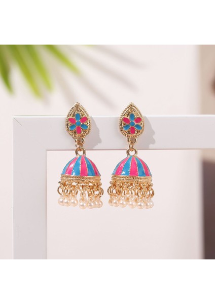 Vintage Boho Tribal Etnik Damla Kuş Kafesi Çan Püskül Kadın Küpe (Yurt Dışından) fiyatları