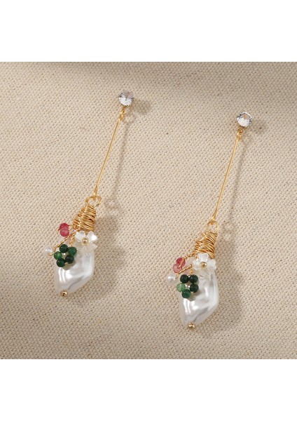 El Yapımı Inci Modaya Uygun Çiçek Küpe (Yurt Dışından) fiyatları