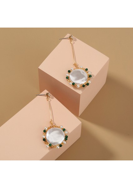 El Yapımı Inci Modaya Uygun Çiçek Küpe (Yurt Dışından) fırsatları