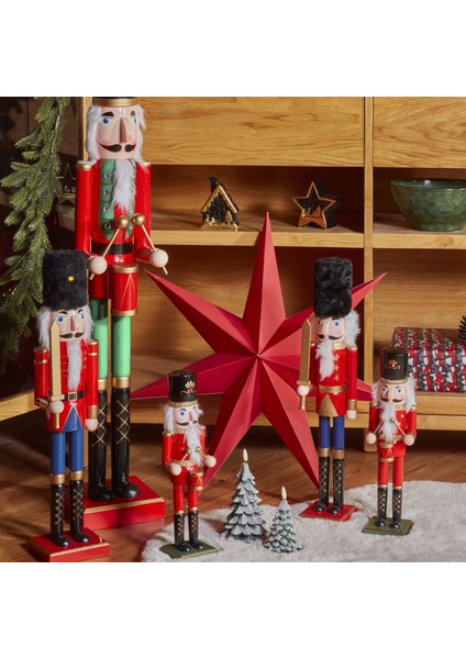 New Year Yılbaşı Nutcracker With Drums 106 cm fırsatları