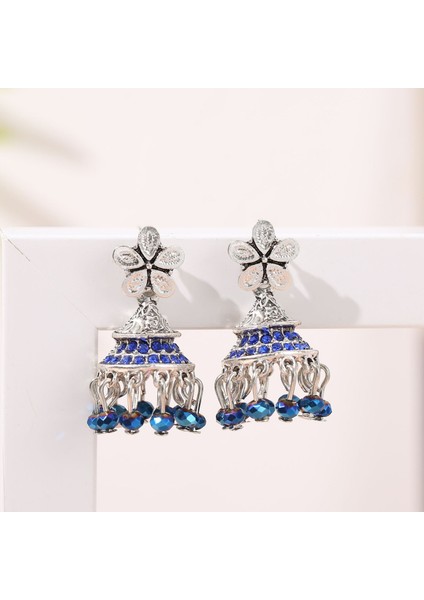 Pairs Vintage Mandala Çiçek Çingene Bırak Dangle Kadın Boho Retro Tribal Hollow Seti Küpe (Yurt Dışından)