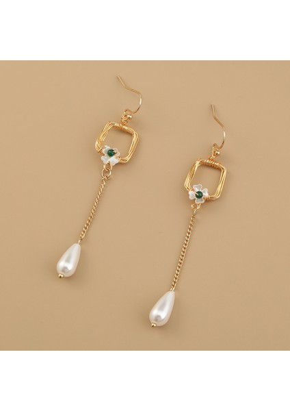 El Yapımı Inci Modaya Uygun Çiçek Küpe (Yurt Dışından) fiyatları