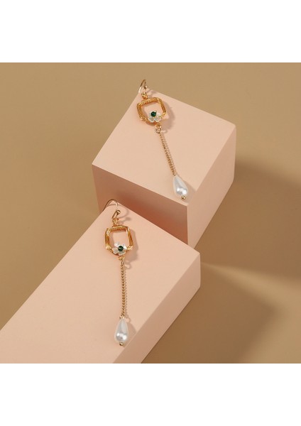 El Yapımı Inci Modaya Uygun Çiçek Küpe (Yurt Dışından) fırsatları