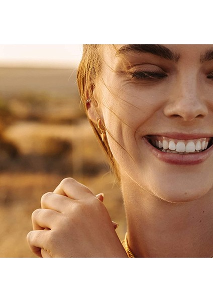 Avekı Altın Zarif Dangle Hoop Kadın 14 K Altın Kaplama Narin Sevimli Geometrik Üçgen Koni Dangle Küpe (Yurt Dışından) fiyatları