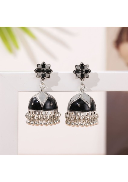 Vintage Boho Tribal Etnik Damla Kuş Kafesi Çan Püskül Kadın Küpe (Yurt Dışından) fiyatları