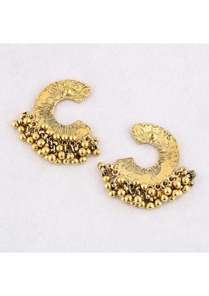 Rechicgu Etnik Bali Jhumka Jhumki Lotus Meksika Çingene Dangle Geleneksel Kulak Çıtçıt Küpe (Yurt Dışından) fiyatları