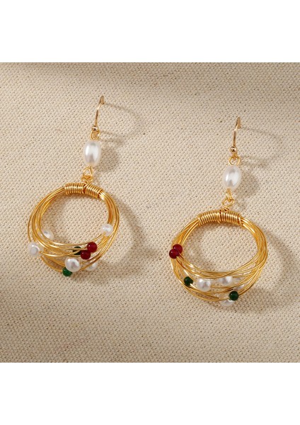 El Yapımı Inci Modaya Uygun Çiçek Küpe (Yurt Dışından) fiyatları