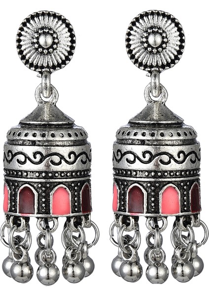 Dangle Kadınlar ve Kızlar Şık Geleneksel Hint Moda Küpe (Yurt Dışından)