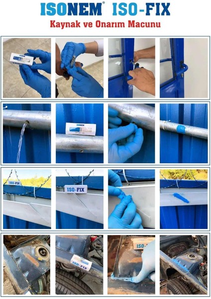 Isonem Iso-Fix Kaynak ve Onarım Macunu 40 Gr.