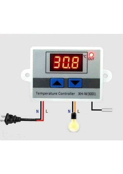220V Ac Dijital Termostat XH-W3001