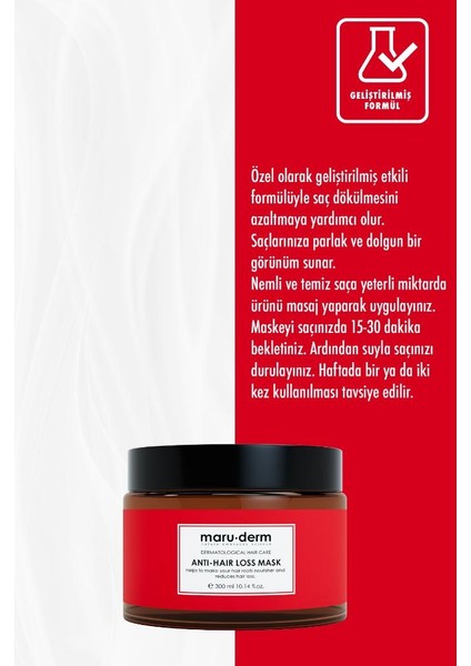 Maruderm Saç Maskesi | Saç Saç Maskesi 300 ml | Tüm Saç Tipleri | Vegan fiyatları