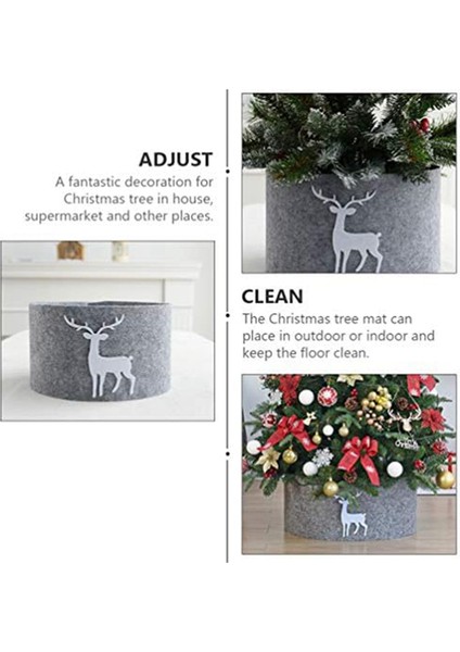 Ağaç Standı Noel Ağaçları Altında Noel Ağacı Yaka Etek Dekoru (Yurt Dışından)