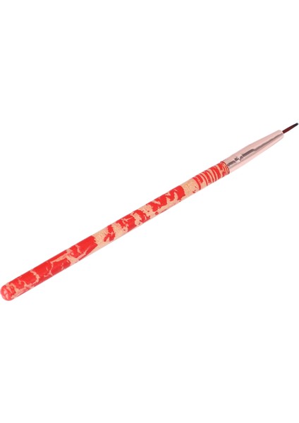 Mei Nai Qi Eyeliner Makyaj Fırçası Makyaj Aleti Ahşap Saplı-Kırmızı (Yurt Dışından)