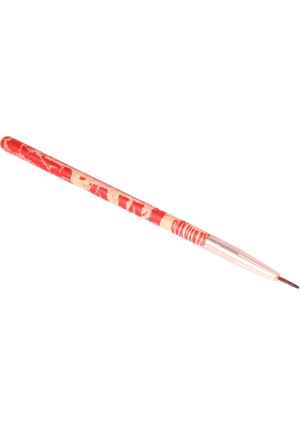 Mei Nai Qi Eyeliner Makyaj Fırçası Makyaj Aleti Ahşap Saplı-Kırmızı (Yurt Dışından)