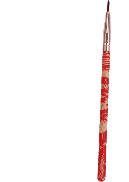 Mei Nai Qi Eyeliner Makyaj Fırçası Makyaj Aleti Ahşap Saplı-Kırmızı (Yurt Dışından)