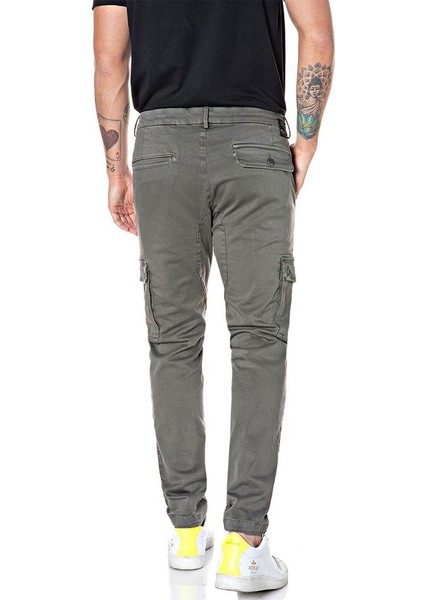 Erkek Yeşil Denim Kargo Pantolon fiyatları