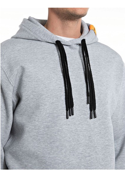 Erkek Gri Kapüşonlu Sweatshirt modelleri