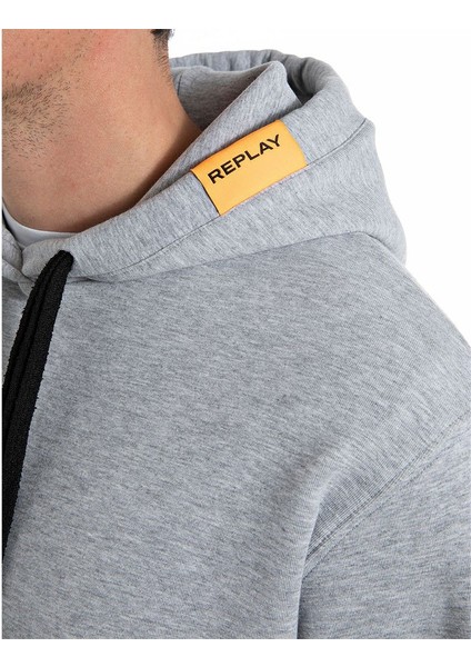Erkek Gri Kapüşonlu Sweatshirt fırsatları