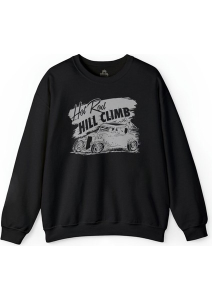 Hot Rod Hill Climb In Central Cıty Colorado Baskılı Sweatshirt