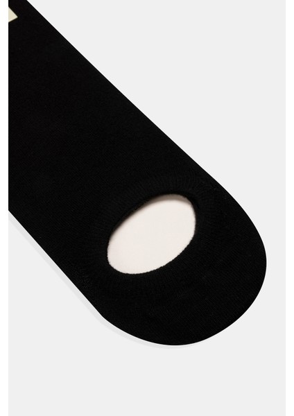 Erkek Siyah Pamuklu Sneaker Çorap