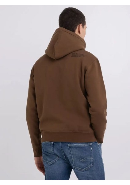 Erkek Kahverengi Kapüşonlu Sweatshirt fırsatları