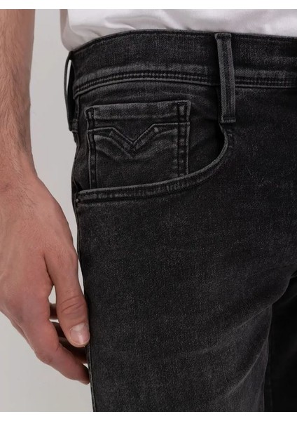 Erkek Siyah Streç Jean Pantolon