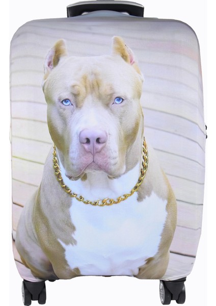 87 Pitbull Valiz Bavul Kılıfı Pitbul 87