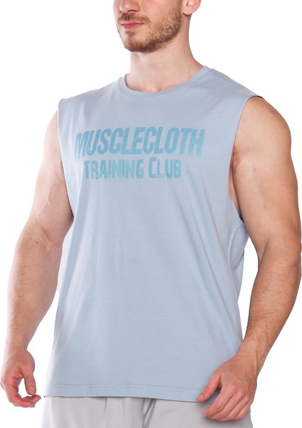 Training Club Drop Arm Kolsuz T-Shirt Açık Mavi