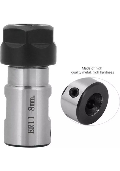 Tutucu Düz Şaft Chuck Aracı 35MM Cnc Metal Işleme Uzatma Freze C16-ER11-35L 5mm Somun Değiştirme (Yurt Dışından)