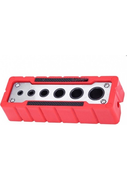 6-In-1 Cep Yumruk Bulucu Puncher Ağaç Işleme Aleti 2MM-12MM Kendinden Merkezleme Dikey Delme Kılavuz Deliği Locato (Yurt Dışından)