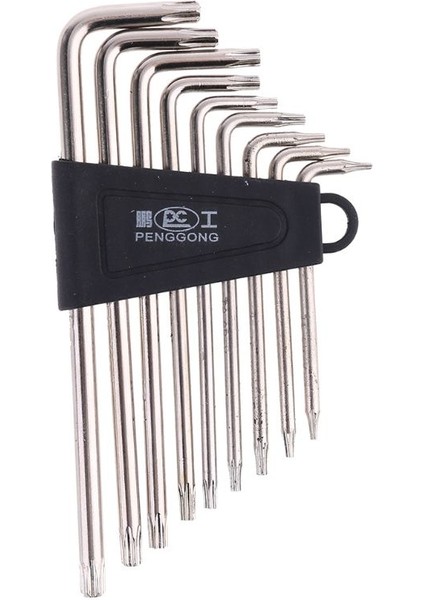 【ayak Izi】 9 Adet Altıgen Anahtar Anahtarı Setleri Torx L Şekli Onarım Aracı Tornavida Aracı Seti Kullanışlı Bırak Gemi (Yurt Dışından)