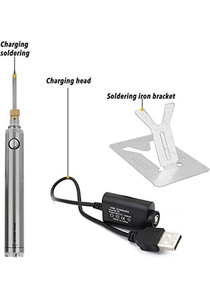 USB 5V Kablosuz Şarjlı Havya Şarjlı Havya Gümüş (Yurt Dışından) fiyatları