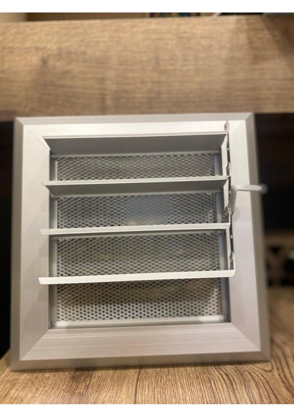 25X26 Alüminyum Menfez Yüzeysel Hareketli Mat Eloksal modelleri