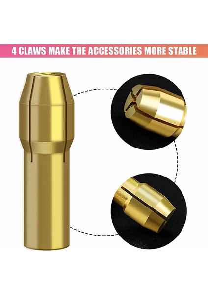 Hızlı Değiştirilen Pensetler 4485 Pirinç Döner Alet Aksesuarları, Farklı Boyuttaki Pensetler Somunu Dremel Pensleri Için Uyumlu (Yurt Dışından) indirimleri