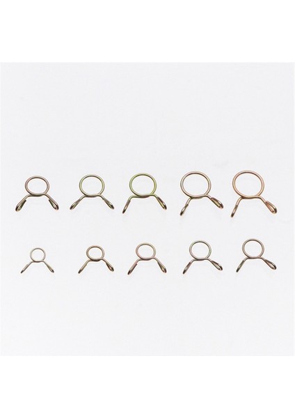 100 Adet Hortum Kelepçesi Çinko Kaplama Yay Klipsleri Dişli Hortum Yakıt Hattı Kelepçesi (Yurt Dışından) indirimleri