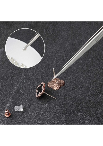 Oumery 4 Adet Hassas Lehimleme Cımbız Esd Anti-Statik Endüstriyel Elektronik Cımbız Araç Seti Takı Yapımı El Sanatları Için (Yurt Dışından)