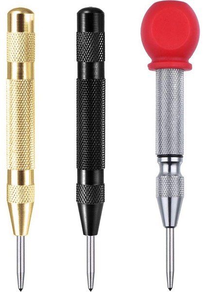 Otomatik Merkez Delgeç-1*merkez Delgeç (Altın) 1*merkez Delgeç (Siyah) 1*merkez Delgeç (Gümüş)-Altın ve Gümüş ve Siyah (Yurt Dışından)