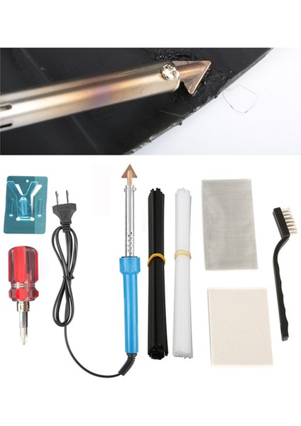 Plastik Kaynakçı Kiti 80 W Araba Kaynak Tamir Kiti Tampon Kayık Tamir Lehim Rework Istasyonu Isı Tamir Aracı Abd Plug (Yurt Dışından)