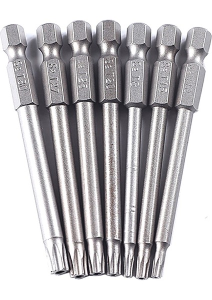 Helloworld 7 Adet 75MM T8 T9 T10 T15 T20 T25 T30 T40 Torx Manyetik Delik Tornavida Uçları Seti (Yurt Dışından) fiyatları