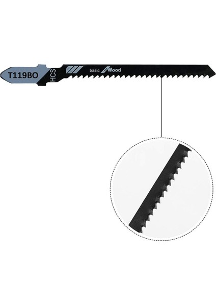 20 Parça T119BO 12 Tpı Çeşitli T-Şaftlı Kaydırma Dekupaj Testere Bıçakları, Hassas Ahşap Kesim Için Set (Yurt Dışından)