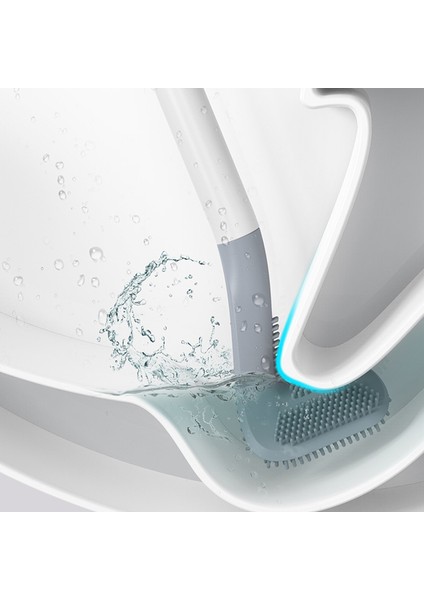 [ayak Izi] Ev Silikon Golf Fırça Kafası Tuvalet Fırçası Banyo Duvara Monte Tuvalet Fırçası Temizleme Fırçası (Yurt Dışından) fiyatları