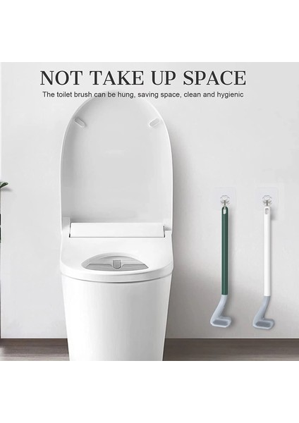 [ayak Izi] Ev Silikon Golf Fırça Kafası Tuvalet Fırçası Banyo Duvara Monte Tuvalet Fırçası Temizleme Fırçası (Yurt Dışından) fırsatları